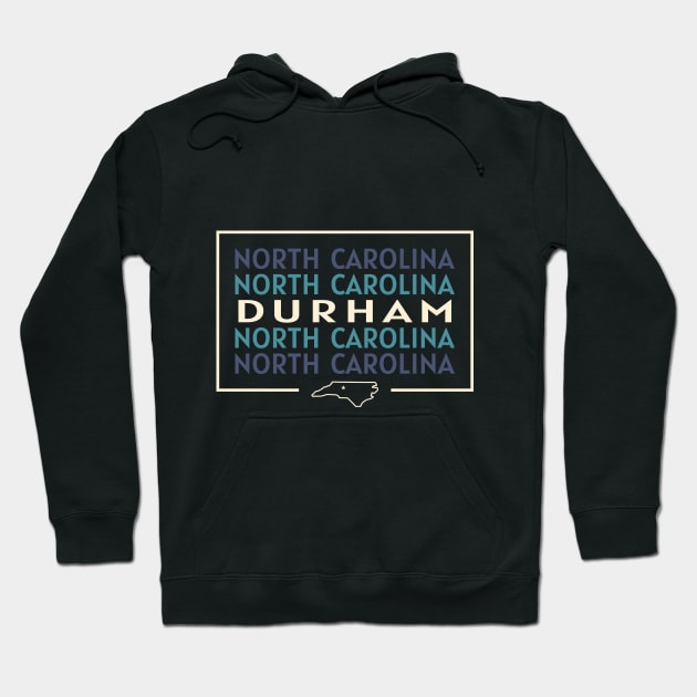 Durham, NC Simple Repeater Hoodie by nonbeenarydesigns